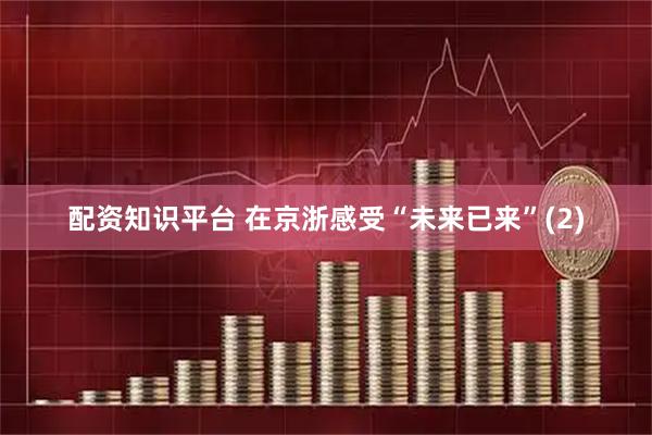 配资知识平台 在京浙感受“未来已来”(2)